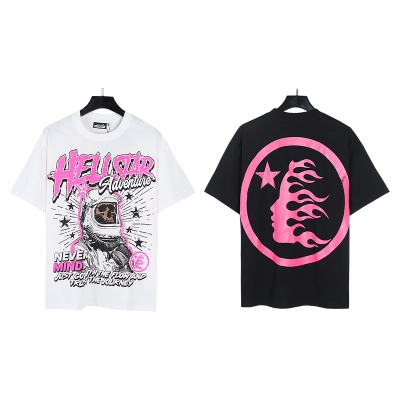 Hellstar T-shirt YL#5605 White/Black 01