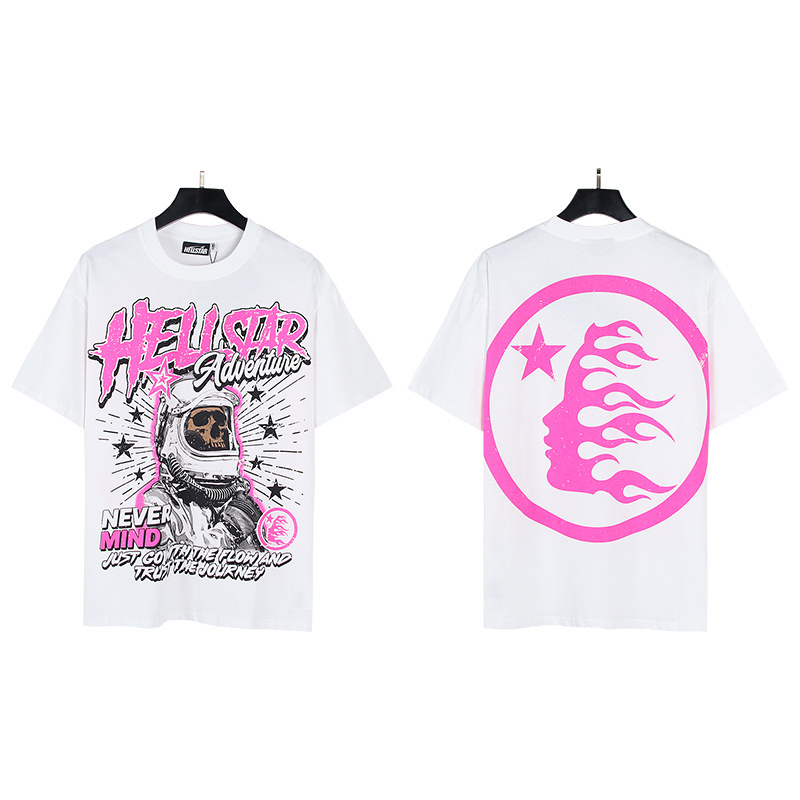 Hellstar T-shirt YL#5605 White/Black