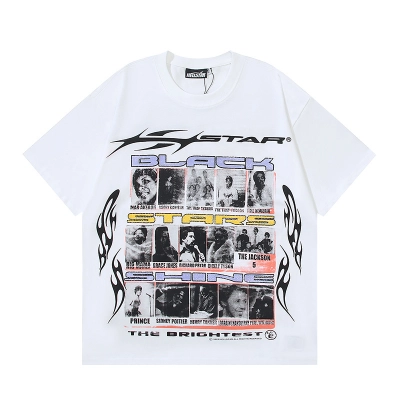 Hellstar T-shirt YL#5607 White 02