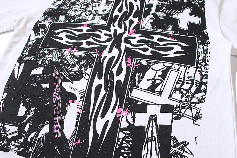 Hellstar T-shirt YL#5612 White