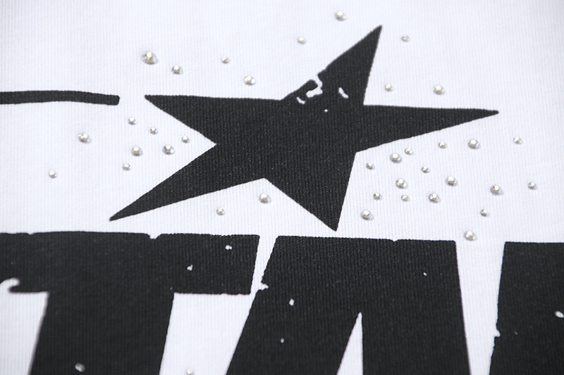 Hellstar T-shirt YL#5617 Embroidered White