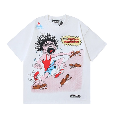Hellstar T-shirt YL#5620 White 02