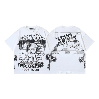 Hellstar T-shirt YL#5628 White 01