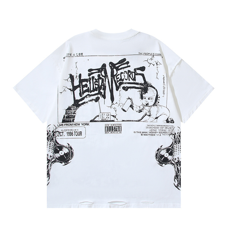 Hellstar T-shirt YL#5628 White