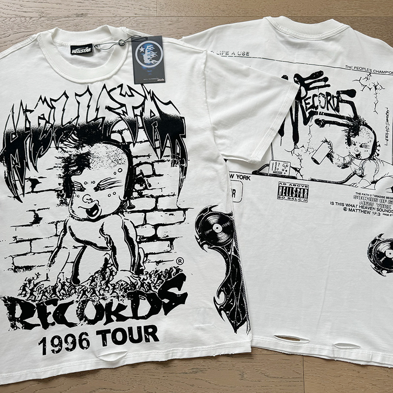 Hellstar T-shirt YL#5628 White