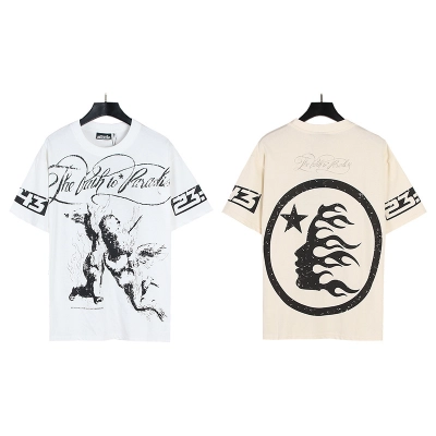 Hellstar T-shirt YL#593 White/Apricot 01