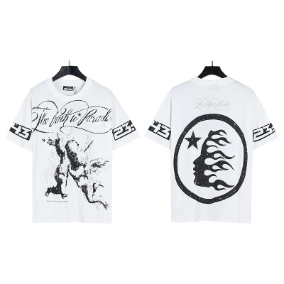 Hellstar T-shirt YL#593 White/Apricot 02