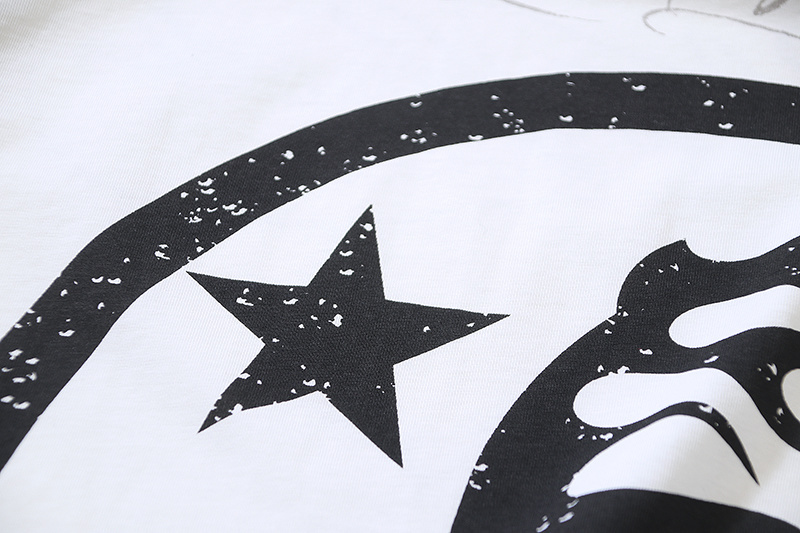 Hellstar T-shirt YL#593 White/Apricot