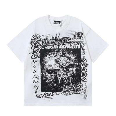 Hellstar T-shirt YL#598 White 02