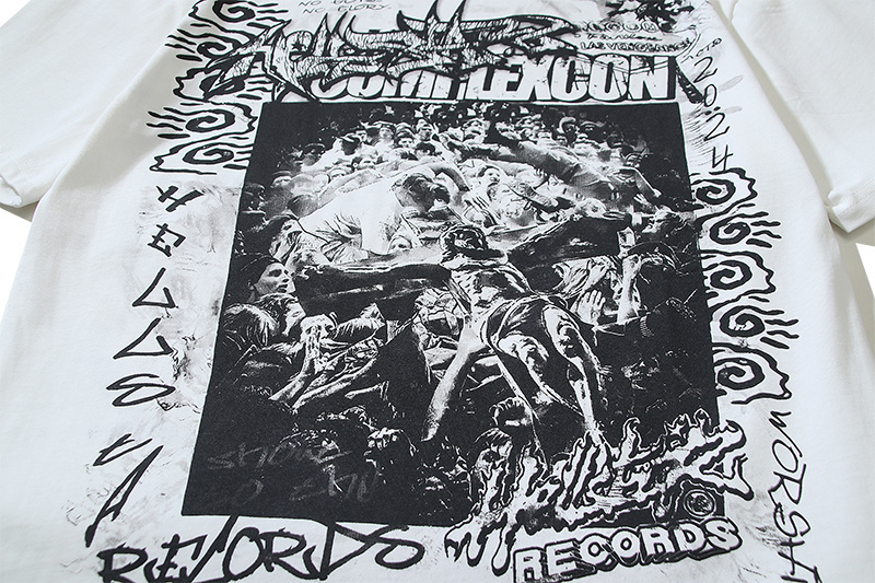 Hellstar T-shirt YL#598 White