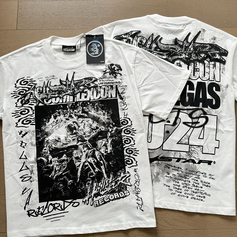 Hellstar T-shirt YL#598 White