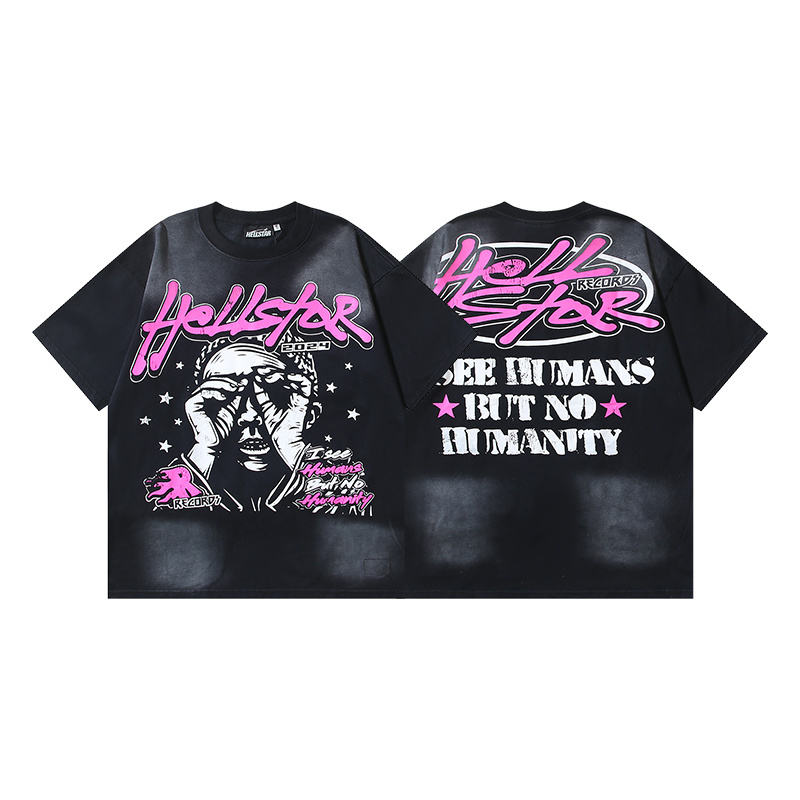 Hellstar T-shirt YL#670 Black