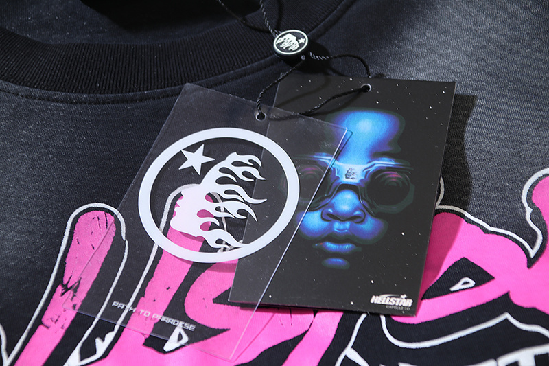 Hellstar T-shirt YL#670 Black