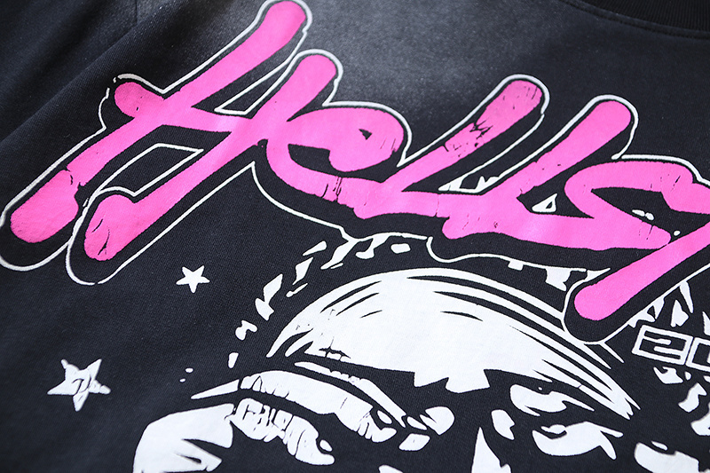 Hellstar T-shirt YL#670 Black