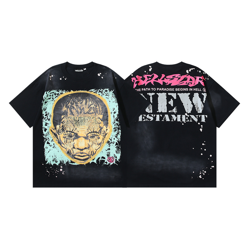 Hellstar T-shirt YL#6716 Black