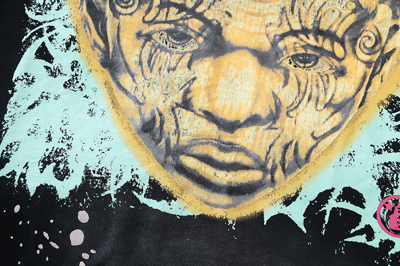 Hellstar T-shirt YL#6716 Black