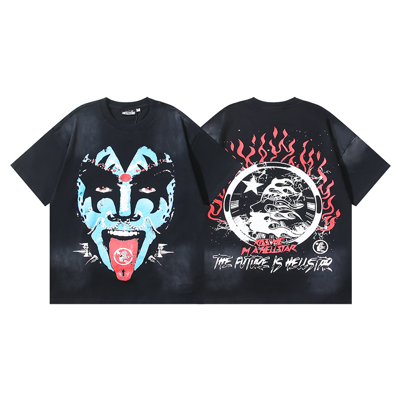 Hellstar T-shirt YL#6718 Black