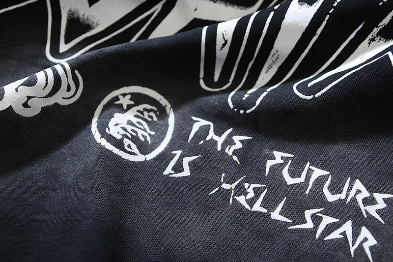 Hellstar T-shirt YL#6719 Black