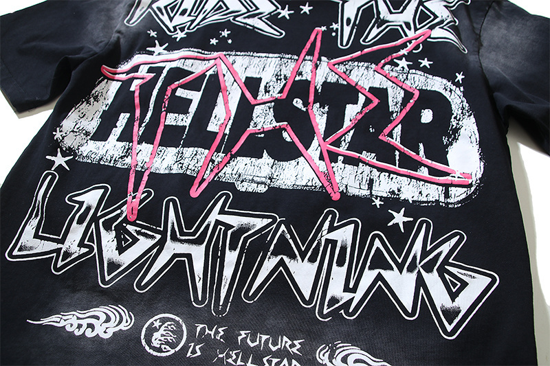 Hellstar T-shirt YL#6719 Black