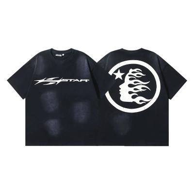 Hellstar T-shirt YL#6720 Black 01