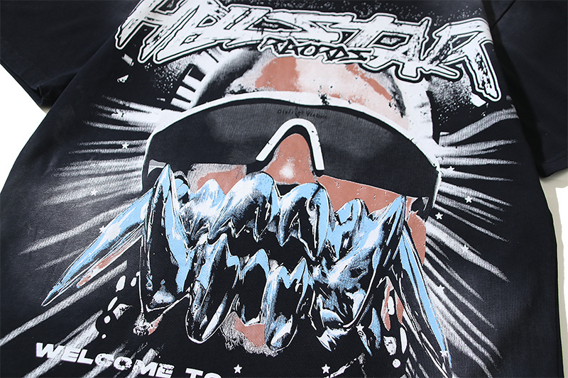 Hellstar T-shirt YL#6722 Black