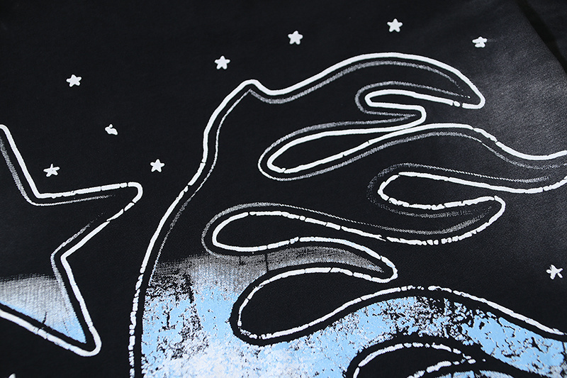 Hellstar T-shirt YL#6722 Black