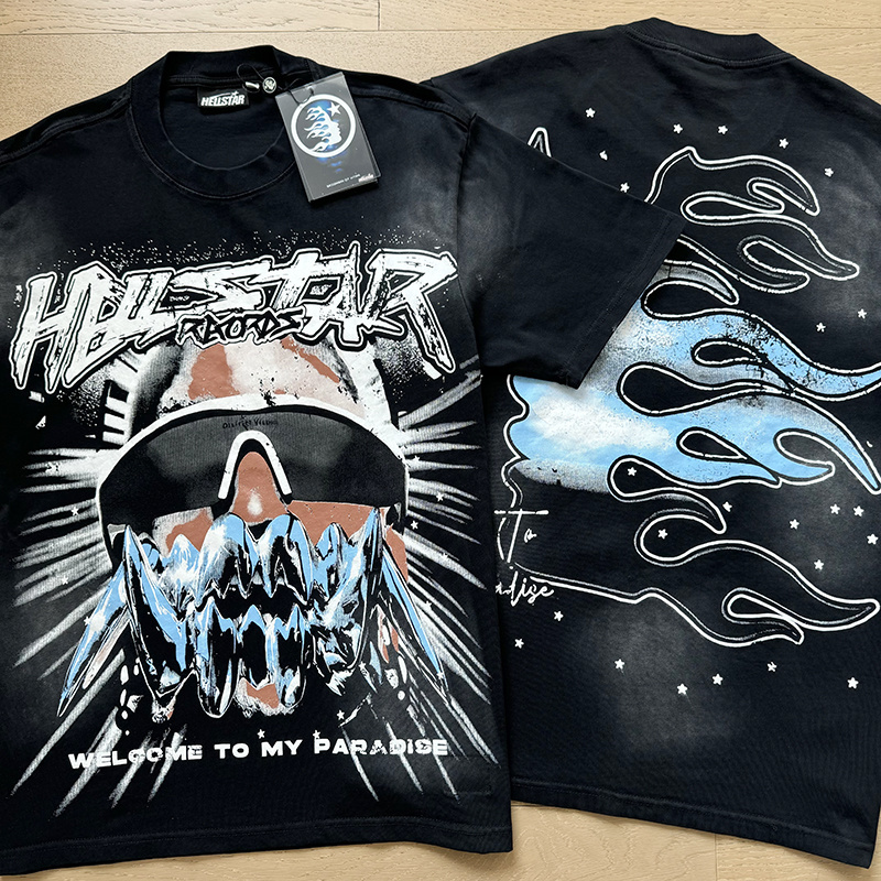 Hellstar T-shirt YL#6722 Black