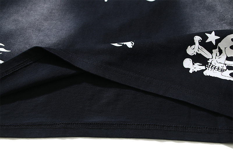 Hellstar T-shirt YL#6726 Black