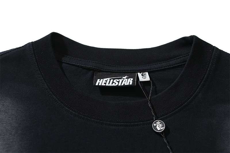 Hellstar T-shirt YL#6727 Black/Grey
