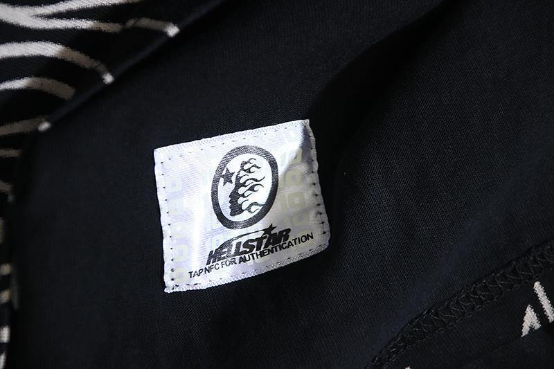 Hellstar T-shirt YL#6727 Black/Grey