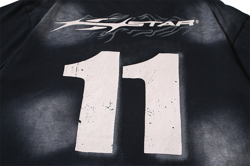 Hellstar T-shirt YL#6727 Black/Grey