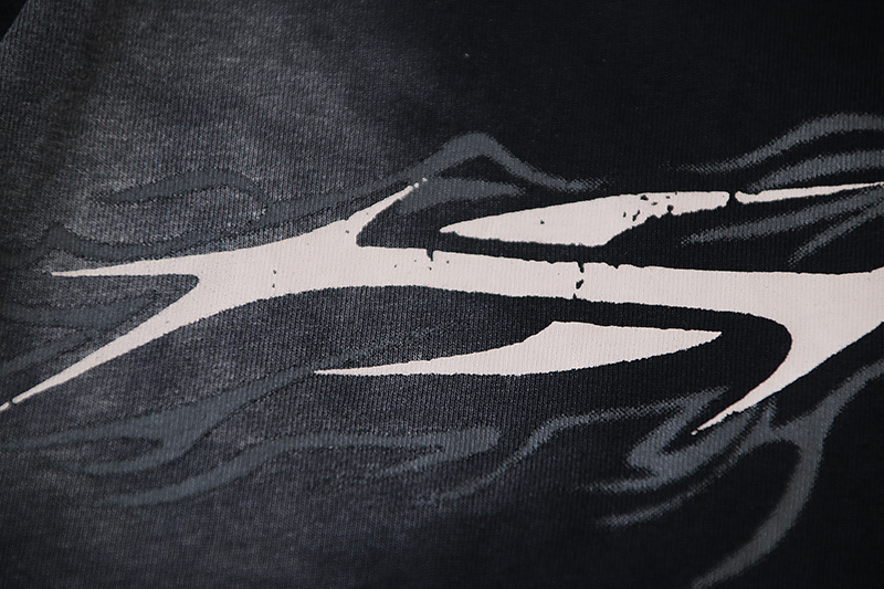 Hellstar T-shirt YL#6727 Black/Grey