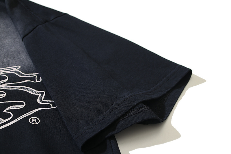 Hellstar T-shirt YL#6727 Black/Grey