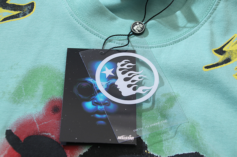 Hellstar T-shirt YL#6728 Lake Blue