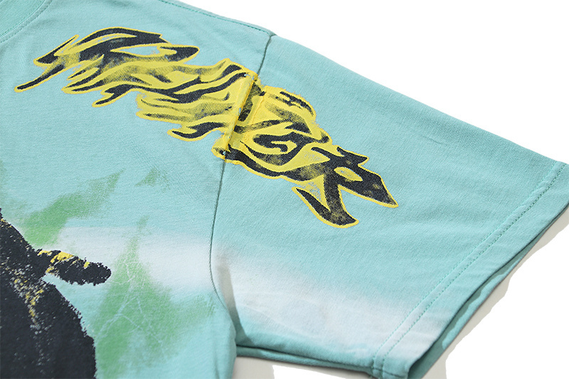 Hellstar T-shirt YL#6728 Lake Blue