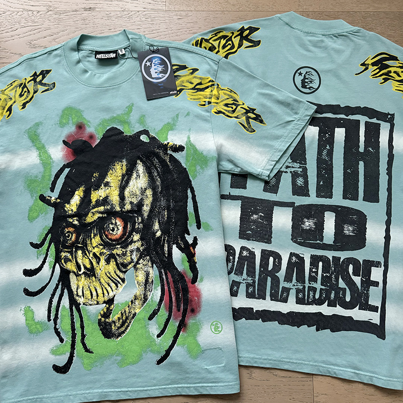 Hellstar T-shirt YL#6728 Lake Blue