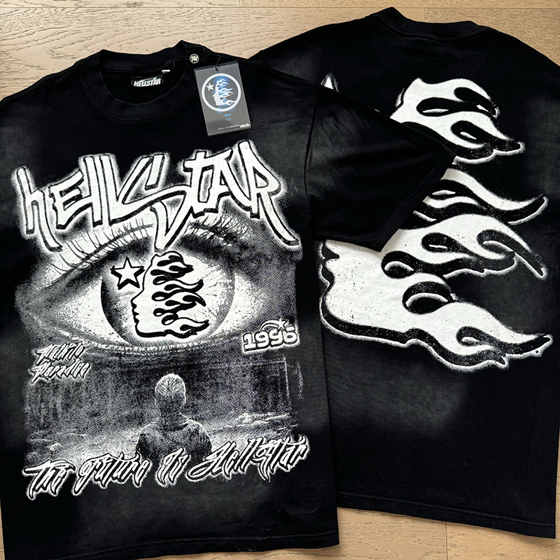 Hellstar T-shirt YL#6732 Black