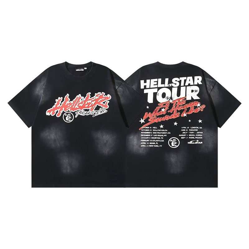 Hellstar T-shirt YL#6733 Black