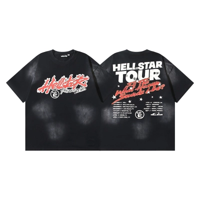 Hellstar T-shirt YL#6733 Black 01
