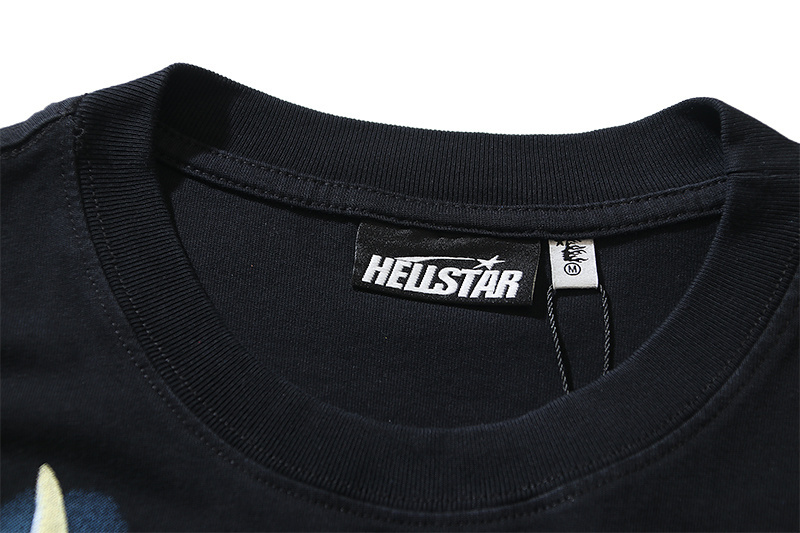 Hellstar T-shirt YL#6738 Black