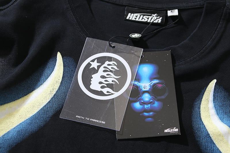 Hellstar T-shirt YL#6738 Black