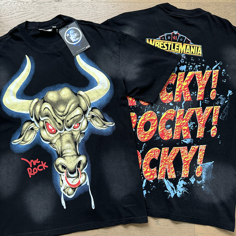 Hellstar T-shirt YL#6738 Black