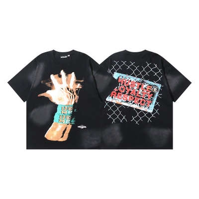 Hellstar T-shirt YL#6750 Black 01