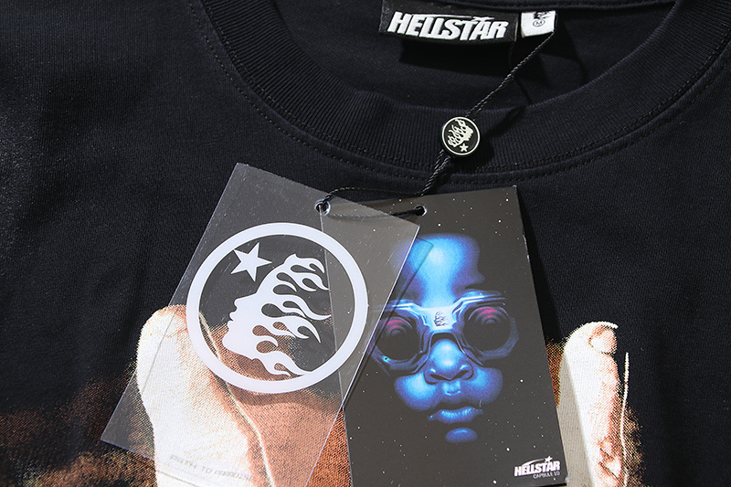 Hellstar T-shirt YL#6750 Black