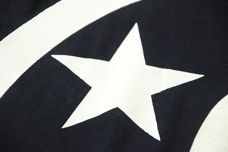 Hellstar T-shirt YL#6752 Embroidered Black