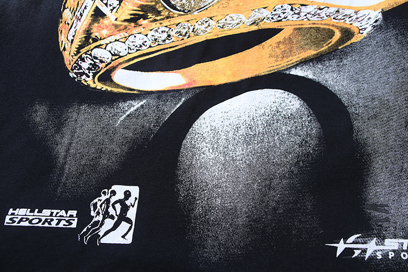 Hellstar T-shirt YL#6757 Black