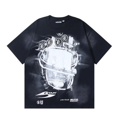 Hellstar T-shirt YL#6759 Black 02