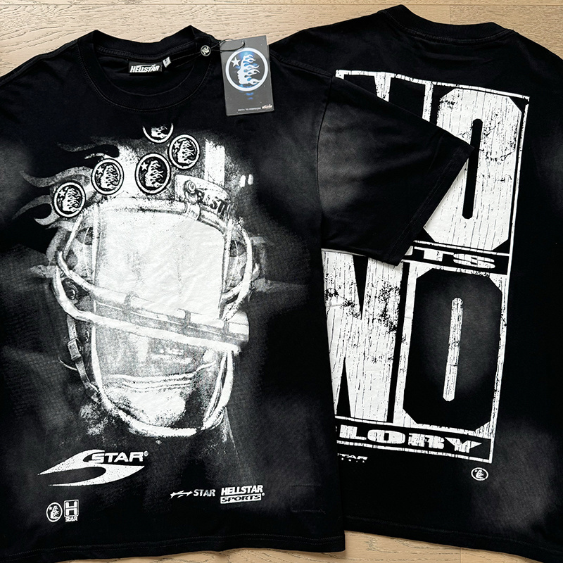 Hellstar T-shirt YL#6759 Black