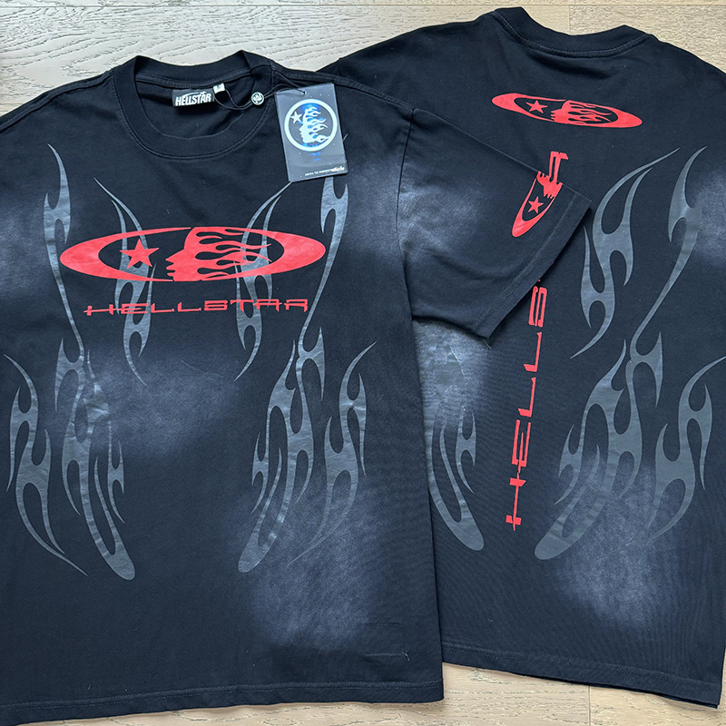 Hellstar T-shirt YL#6761 Black