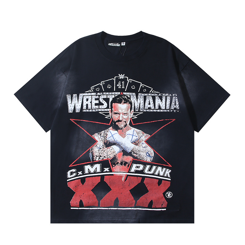 Hellstar T-shirt YL#6763 Black